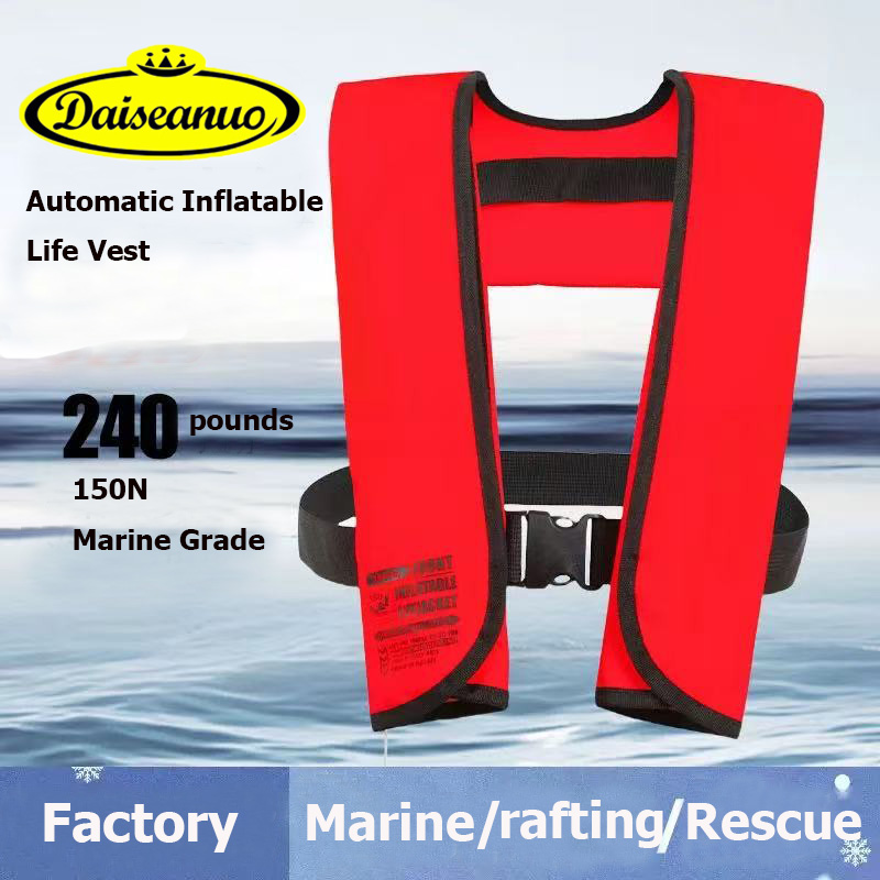 Fishing Vest - New Auto Self-inflatable Life Vests Manual