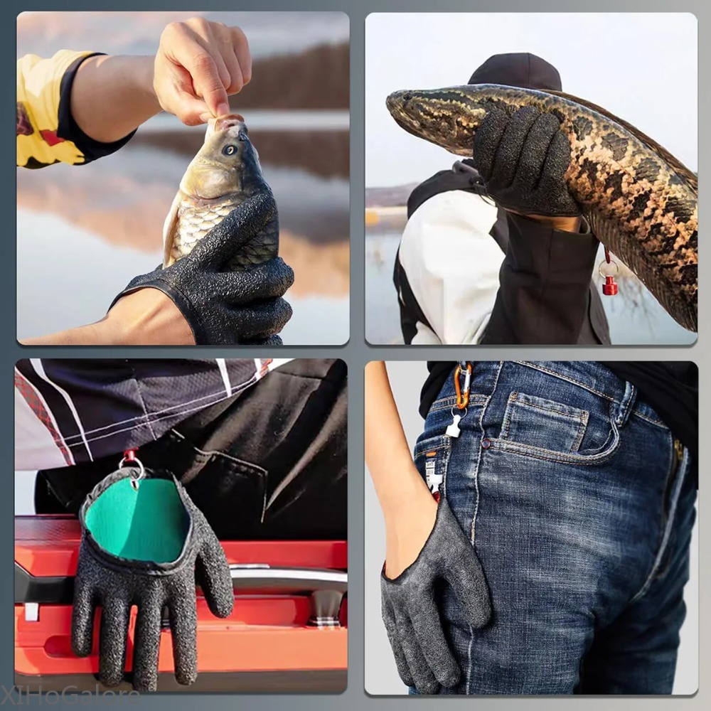 Heavy Duty Anti Slip Puncture  - Fishing Gloves review and price