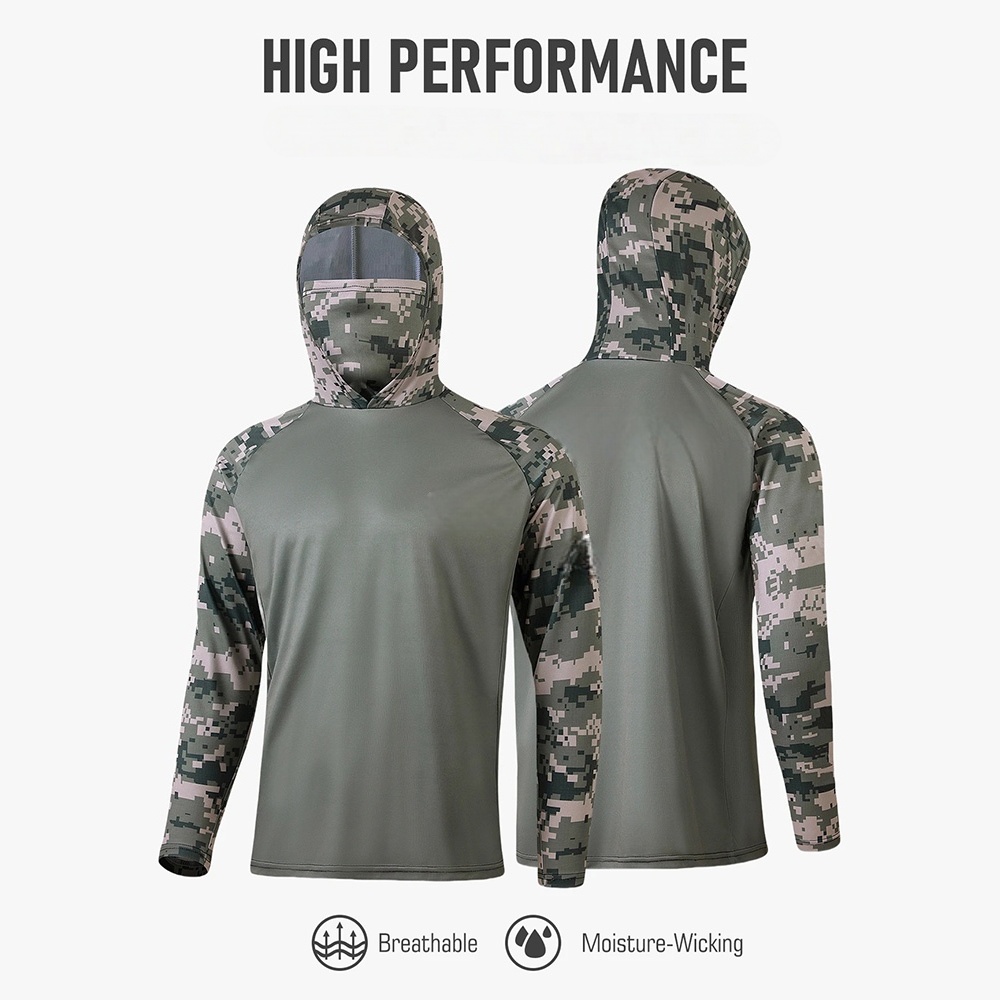 MALFC Fishing Apparel Men Hood - Fishing Shirt Uv Protection review and price