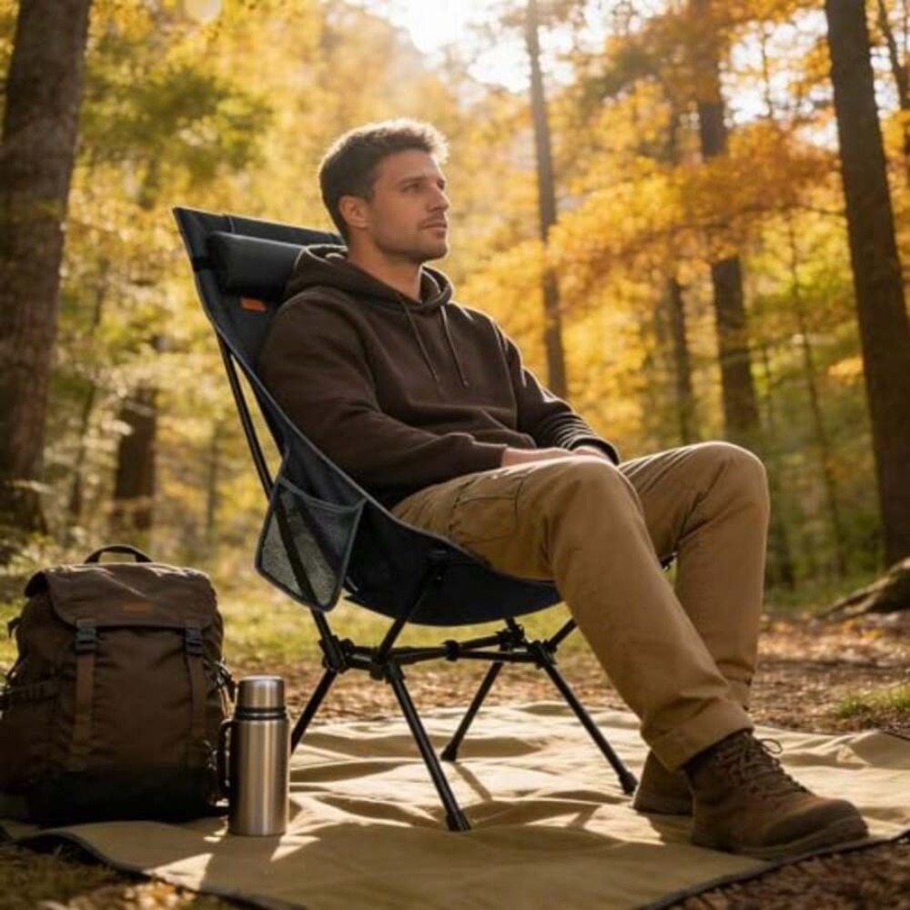 Ultralight Folding Camping Cha - Fishing Backpack review and price