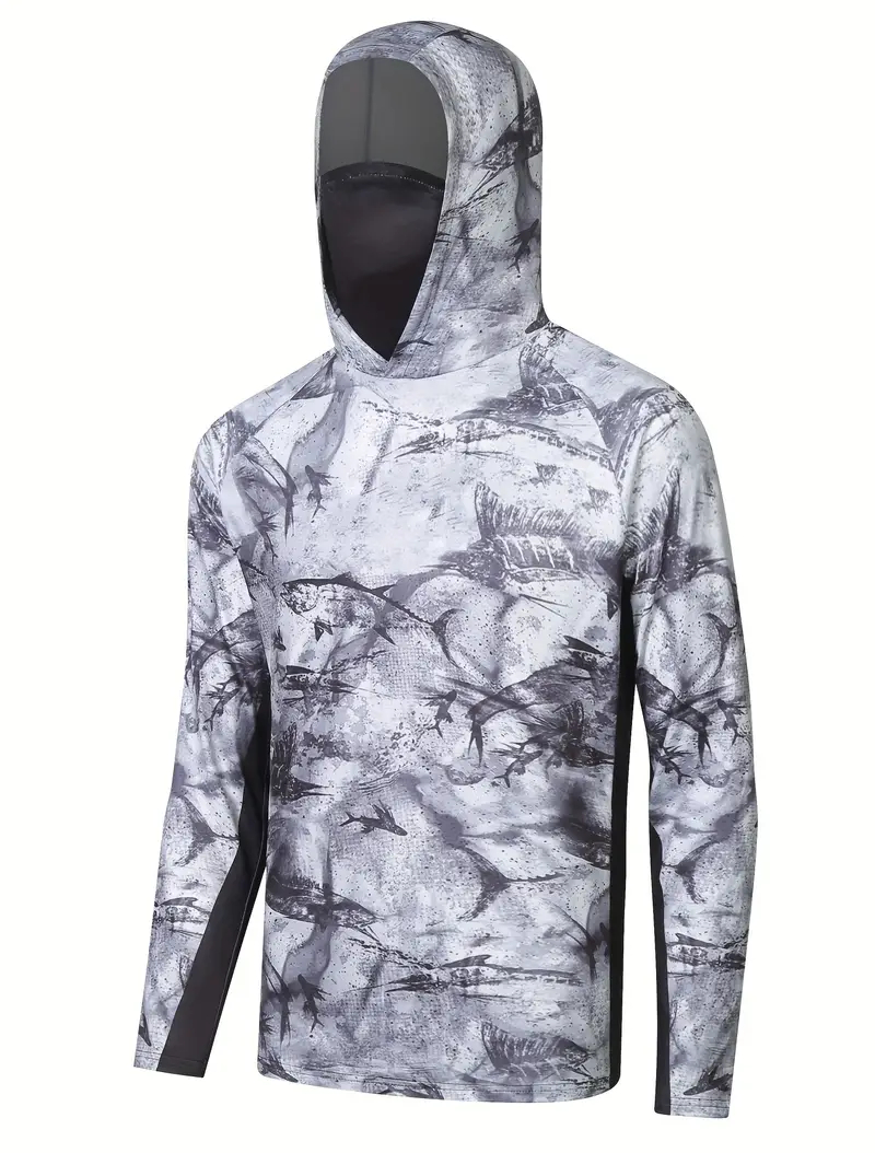 Men Uv Face Mask Fishing Cloth - Fishing Shirt Uv Protection review and price